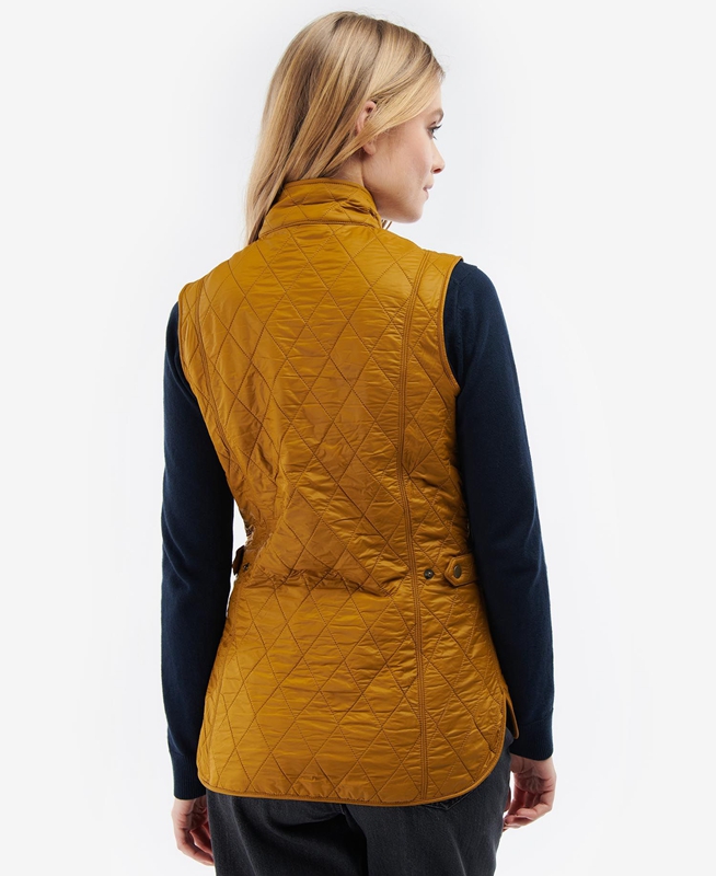 Chaleco Barbour Wray Mujer Naranjas | 521307-ECL