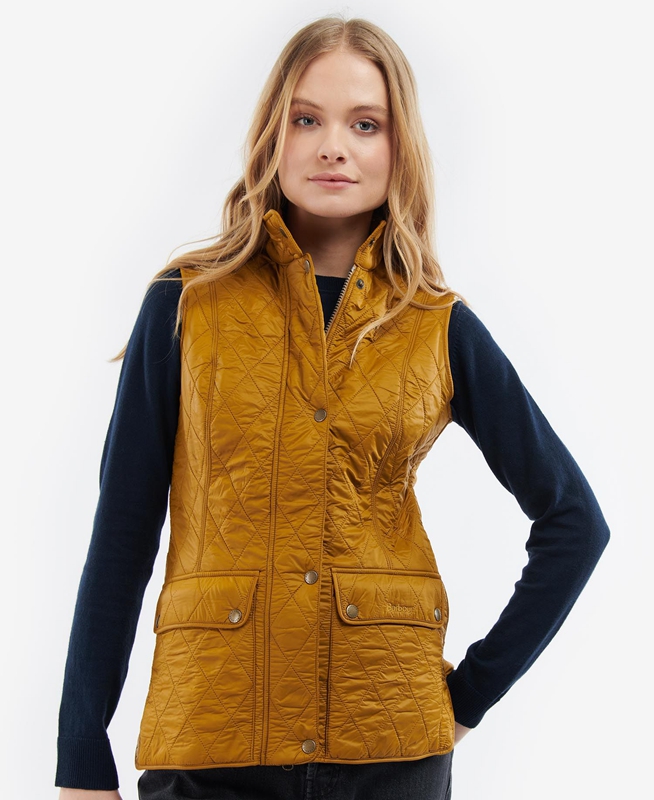 Chaleco Barbour Wray Mujer Naranjas | 521307-ECL