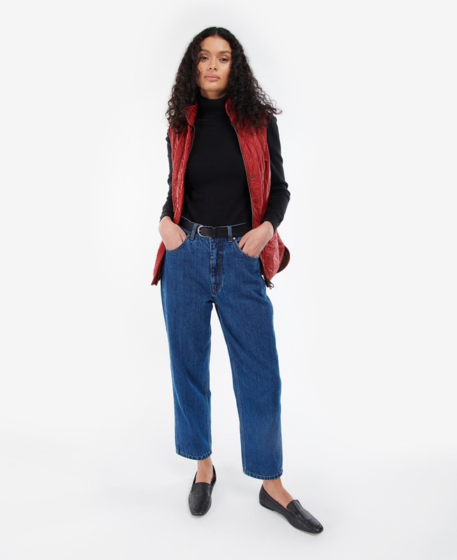 Chaleco Barbour Wray Mujer Rojas | 617358-AHG