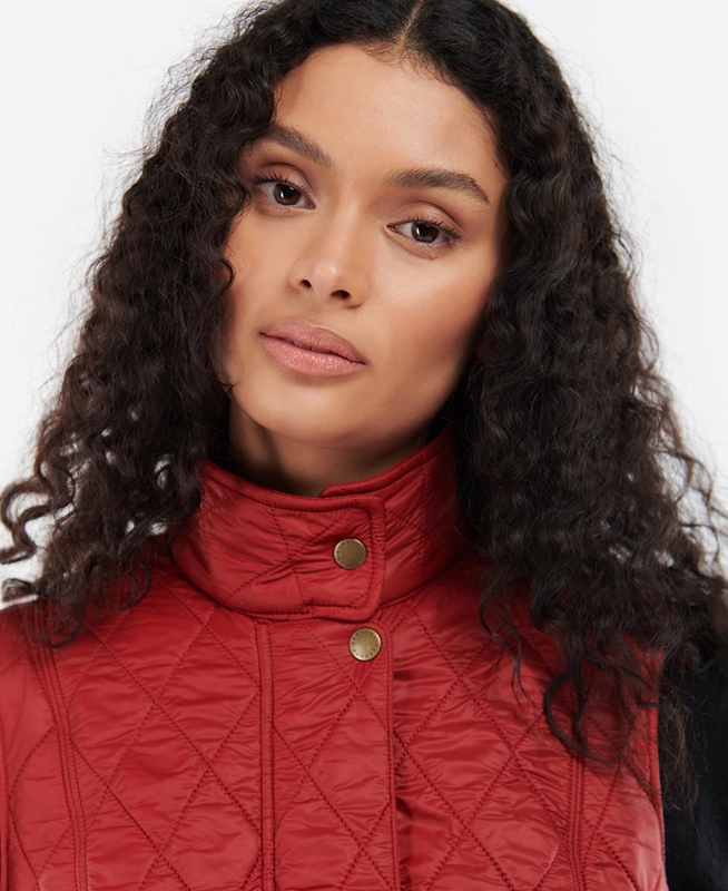 Chaleco Barbour Wray Mujer Rojas | 617358-AHG