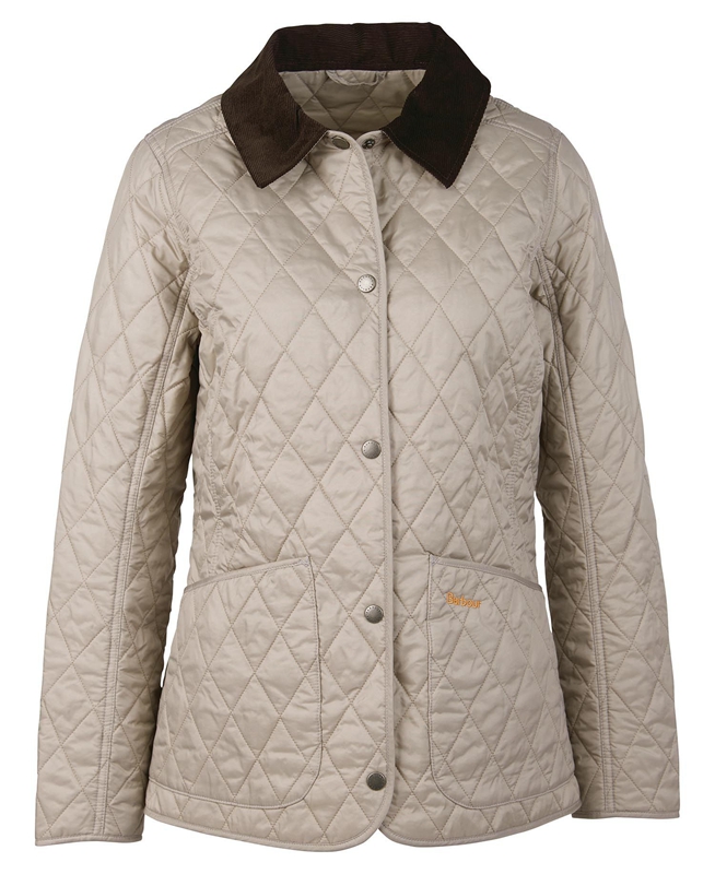 Chaqueta Acolchada Barbour Annandale Mujer Gris | 743968-FAK