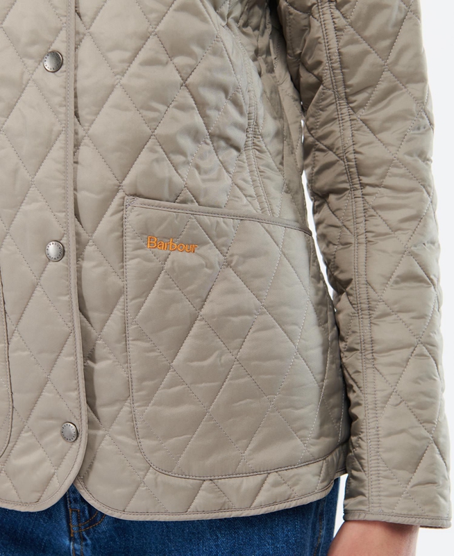 Chaqueta Acolchada Barbour Annandale Mujer Gris | 743968-FAK