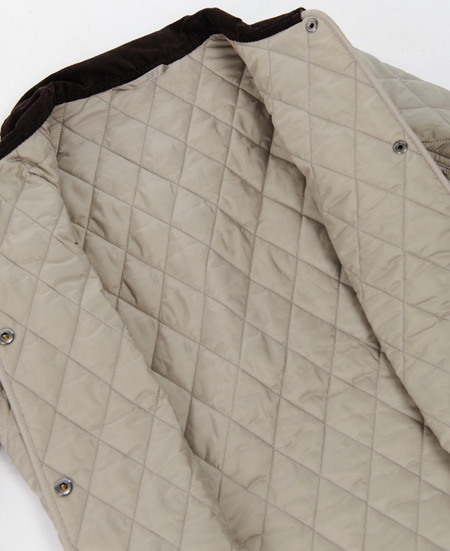 Chaqueta Acolchada Barbour Annandale Mujer Gris | 743968-FAK