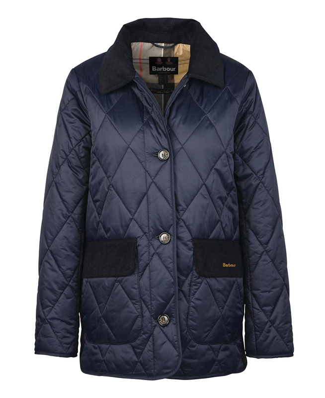 Chaqueta Acolchada Barbour Bragar Mujer Azul Marino | 061429-HUA