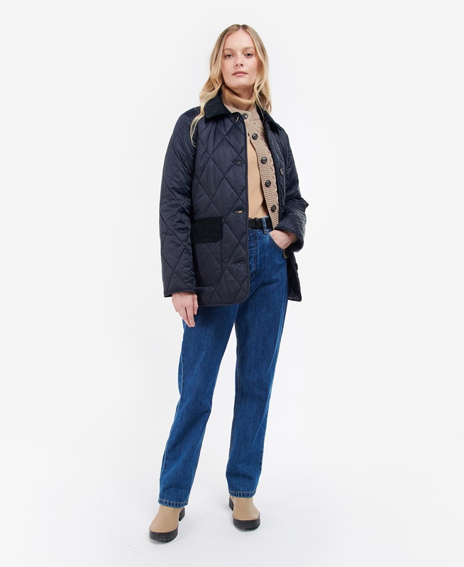 Chaqueta Acolchada Barbour Bragar Mujer Azul Marino | 061429-HUA