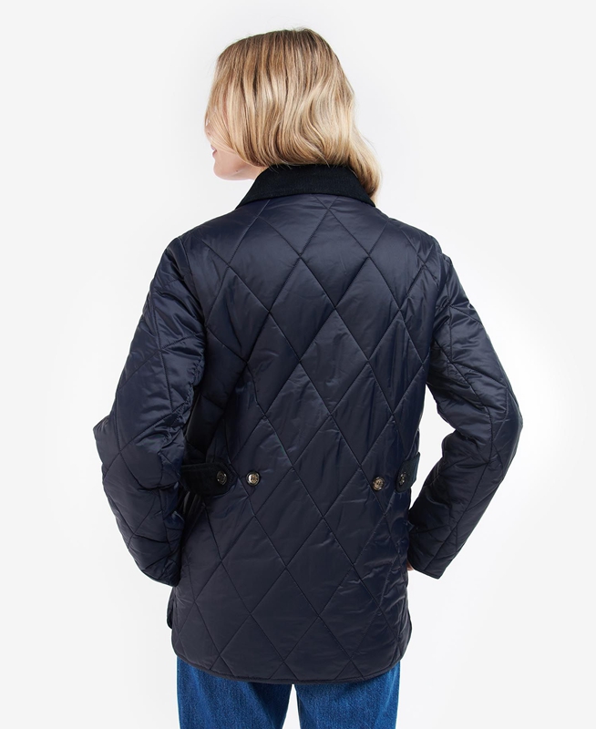 Chaqueta Acolchada Barbour Bragar Mujer Azul Marino | 061429-HUA