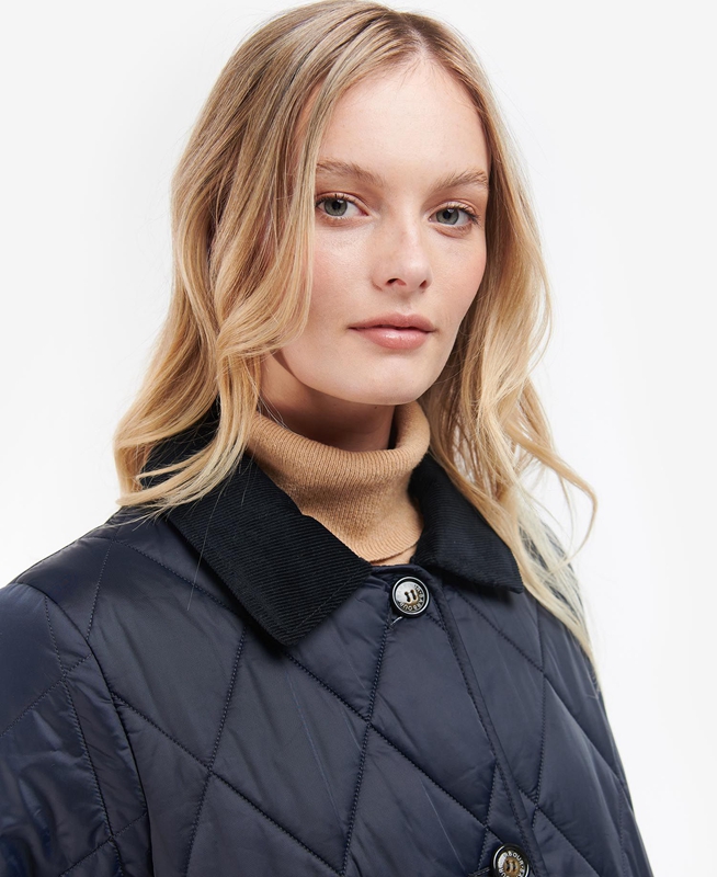 Chaqueta Acolchada Barbour Bragar Mujer Azul Marino | 061429-HUA