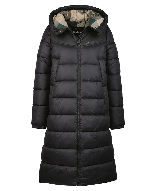 Chaqueta Acolchada Barbour Buckton Mujer Negras | 628175-XKW