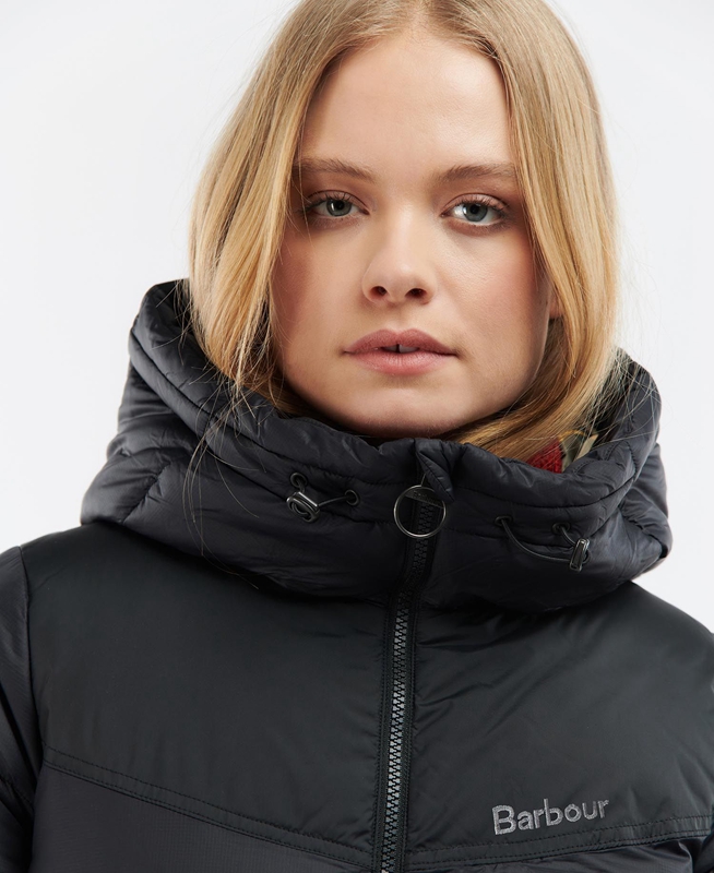 Chaqueta Acolchada Barbour Buckton Mujer Negras | 628175-XKW