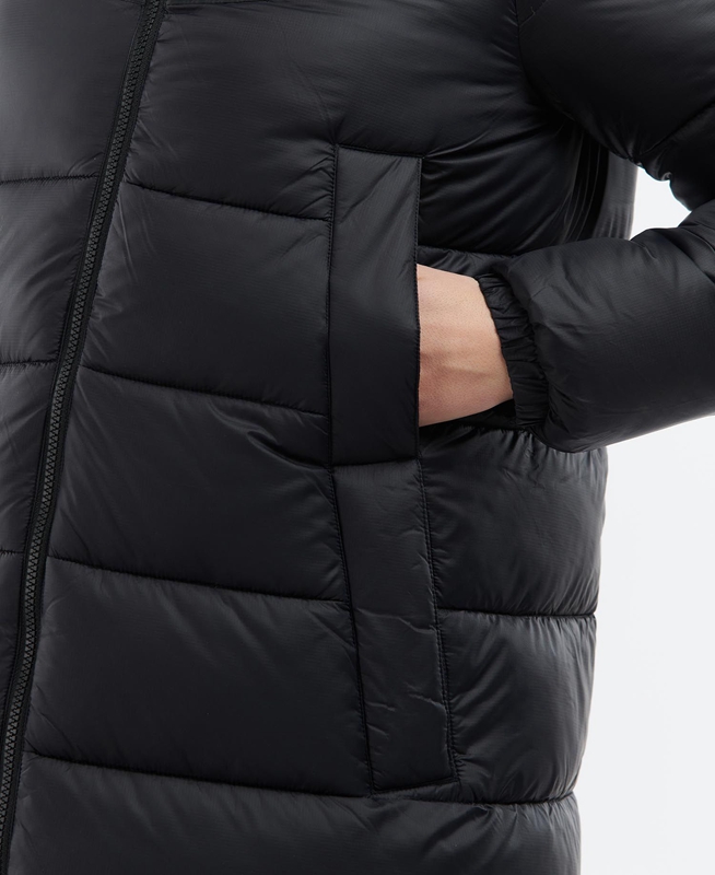 Chaqueta Acolchada Barbour Buckton Mujer Negras | 628175-XKW