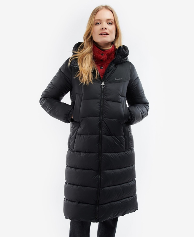 Chaqueta Acolchada Barbour Buckton Mujer Negras | 628175-XKW
