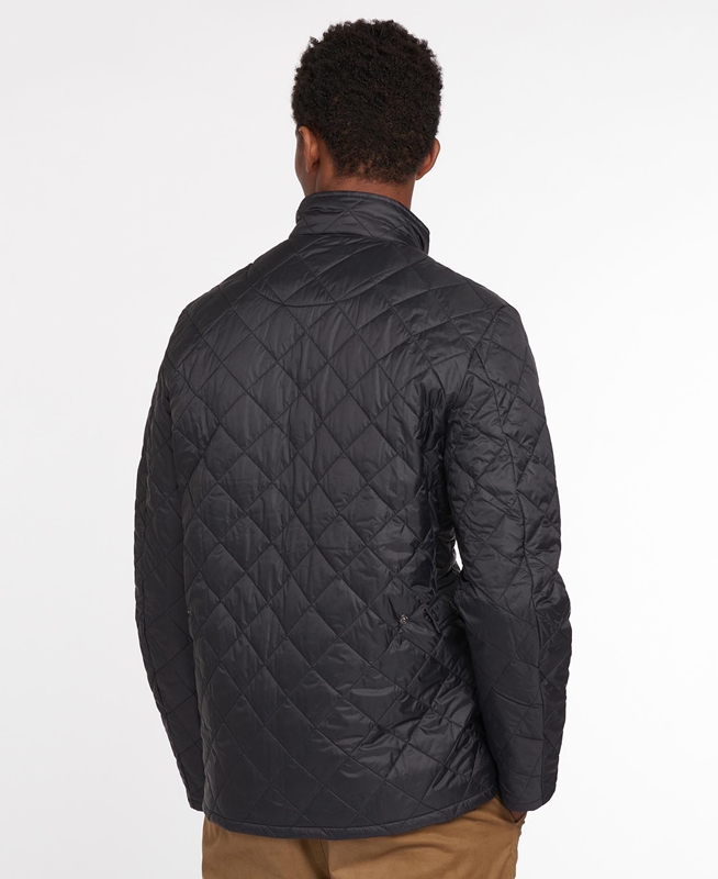 Chaqueta Acolchada Barbour Flyweight Chelsea Hombre Negras | 217834-ULS