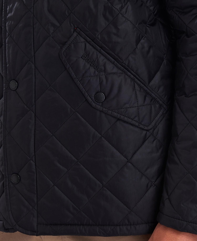 Chaqueta Acolchada Barbour Flyweight Chelsea Hombre Negras | 217834-ULS