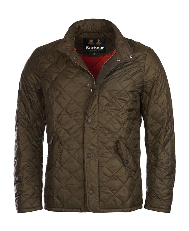 Chaqueta Acolchada Barbour Flyweight Chelsea Hombre Verde Oliva | 352709-LND