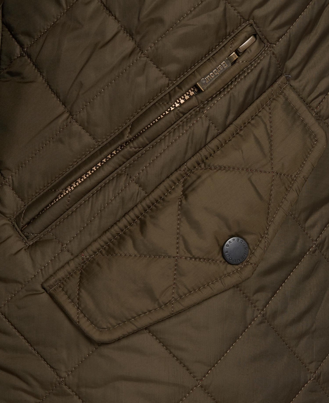 Chaqueta Acolchada Barbour Flyweight Chelsea Hombre Verde Oliva | 352709-LND