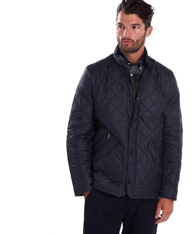 Chaqueta Acolchada Barbour Flyweight Chelsea Hombre Azul Marino | 529078-QXR