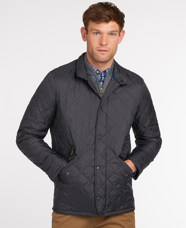 Chaqueta Acolchada Barbour Flyweight Chelsea Hombre Azul Marino | 529078-QXR