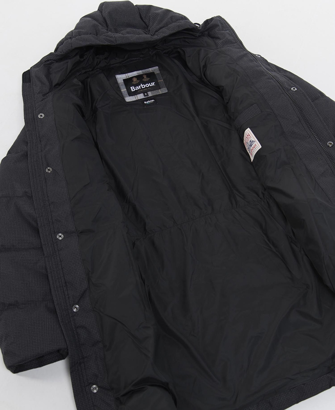 Chaqueta Acolchada Barbour Hoxley Baffle Hombre Negras | 647928-QAK
