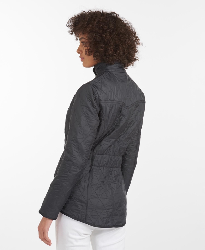 Chaqueta Acolchada Barbour Jacke Cavalry Polarquilt Mujer Negras | 180953-MFA