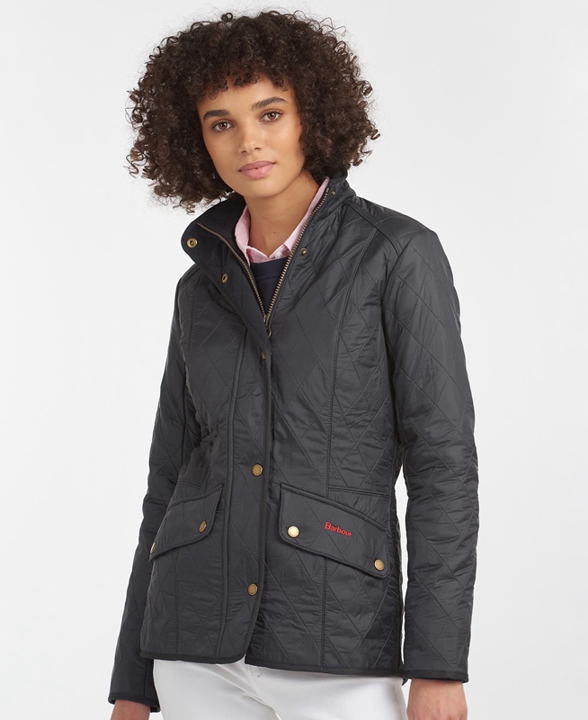 Chaqueta Acolchada Barbour Jacke Cavalry Polarquilt Mujer Negras | 180953-MFA