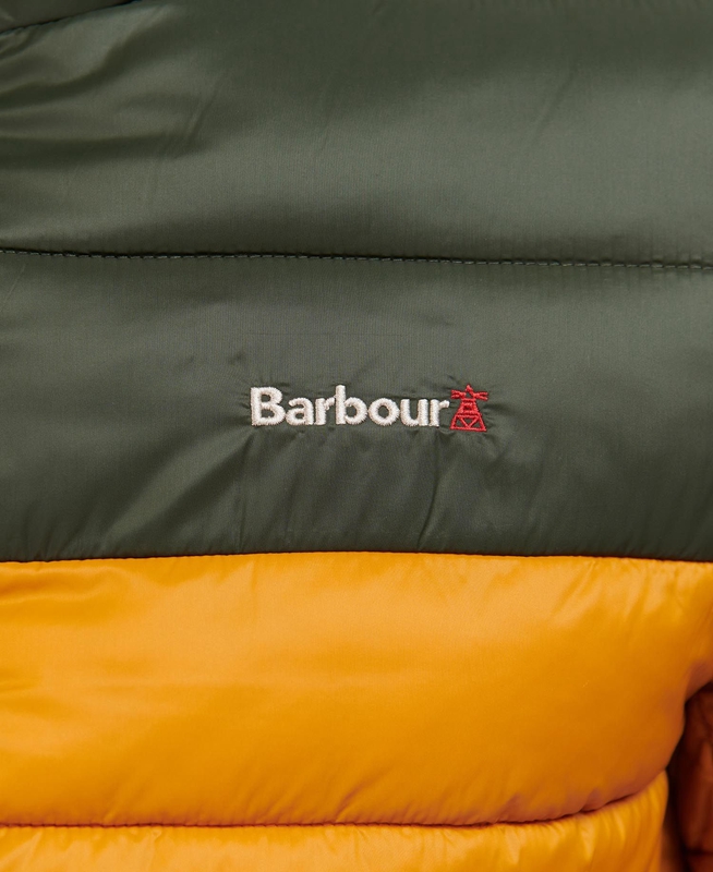Chaqueta Acolchada Barbour Kendle Baffle Hombre Amarillo | 052874-DTO