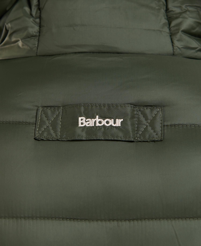 Chaqueta Acolchada Barbour Kendle Baffle Hombre Amarillo | 052874-DTO