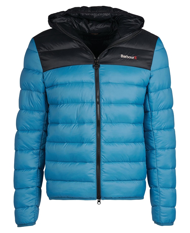 Chaqueta Acolchada Barbour Kendle Baffle Hombre Azules | 065192-RHS