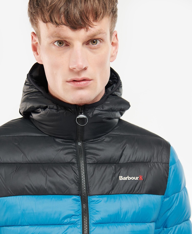 Chaqueta Acolchada Barbour Kendle Baffle Hombre Azules | 065192-RHS