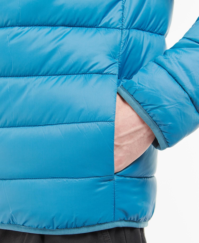 Chaqueta Acolchada Barbour Kendle Baffle Hombre Azules | 065192-RHS