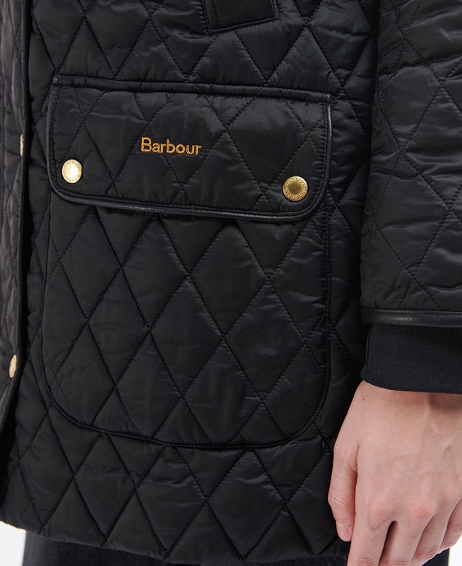 Chaqueta Acolchada Barbour Kilmarie Mujer Negras | 934825-EHC