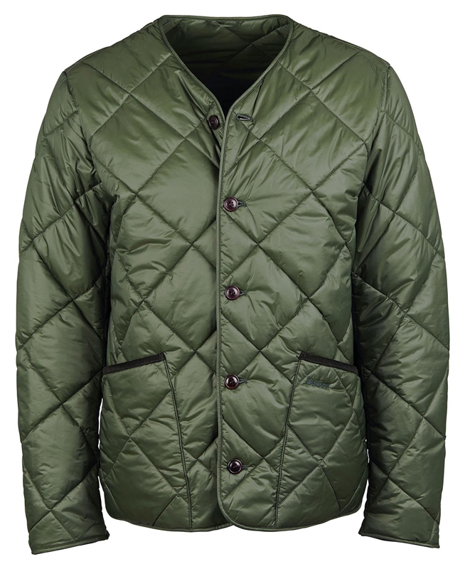 Chaqueta Acolchada Barbour Liddesdale Cardigan Hombre Verde Oliva | 170623-OPK