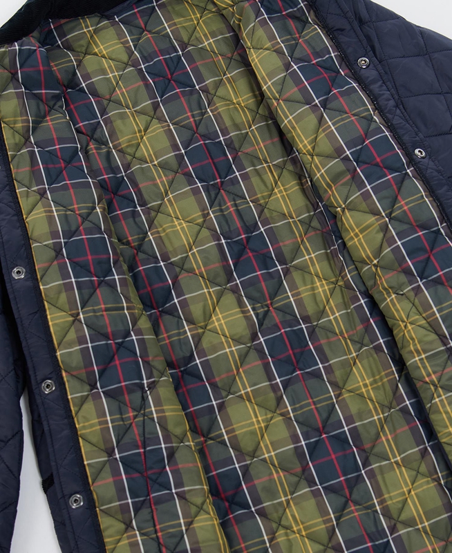 Chaqueta Acolchada Barbour Long Liddesdale Hombre Azul Marino | 274359-XOI