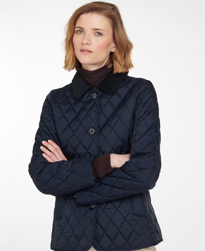 Chaqueta Acolchada Barbour Omberlsey Mujer Azul Marino | 409176-DNC