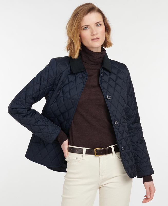 Chaqueta Acolchada Barbour Omberlsey Mujer Azul Marino | 409176-DNC