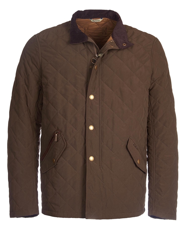Chaqueta Acolchada Barbour Shoveler Hombre Verde | 075248-MCS