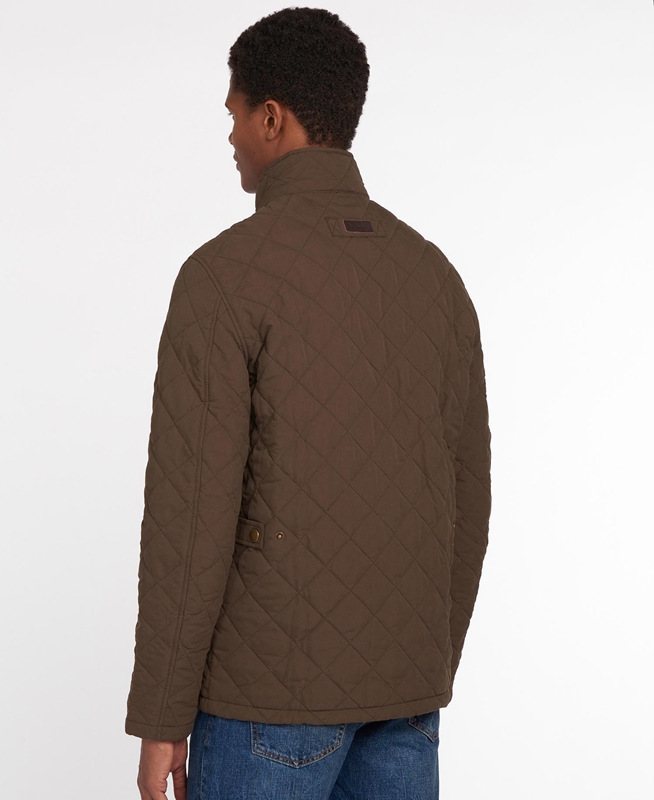 Chaqueta Acolchada Barbour Shoveler Hombre Verde | 075248-MCS