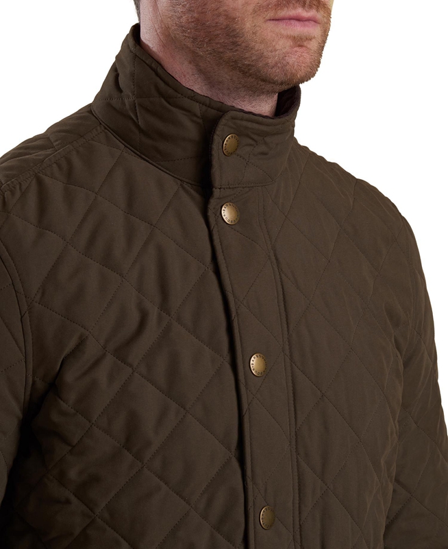 Chaqueta Acolchada Barbour Shoveler Hombre Verde | 075248-MCS