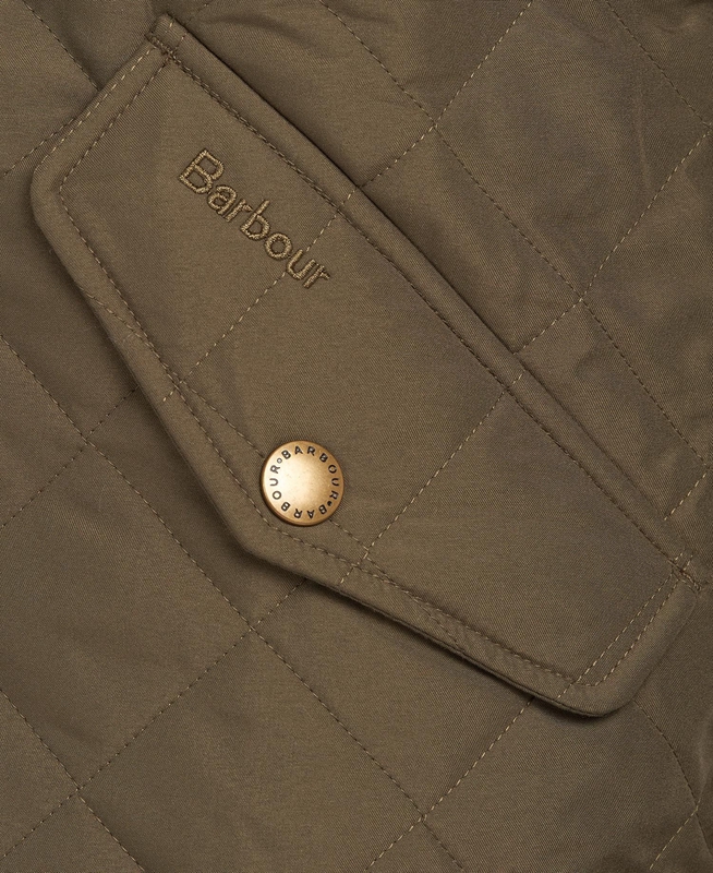 Chaqueta Acolchada Barbour Shoveler Hombre Verde Oliva | 237658-DTA