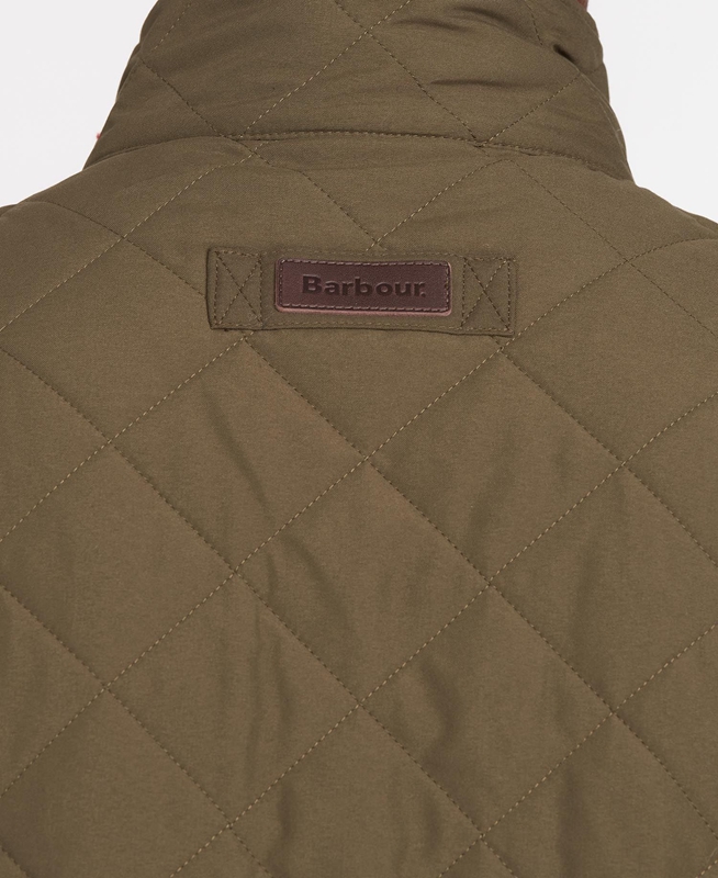 Chaqueta Acolchada Barbour Shoveler Hombre Verde Oliva | 237658-DTA