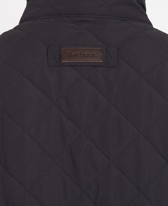 Chaqueta Acolchada Barbour Shoveler Hombre Azul Marino | 532076-RJP