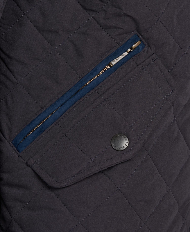 Chaqueta Acolchada Barbour Shoveler Hombre Azul Marino | 532076-RJP