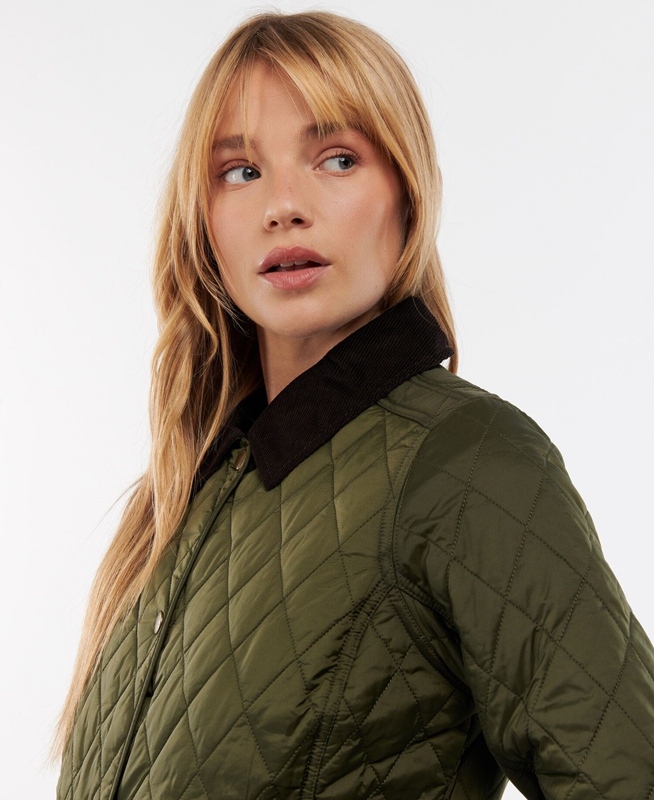Chaqueta Acolchada Barbour Steppjacke Annandale Mujer Verde Oliva | 982315-QEL