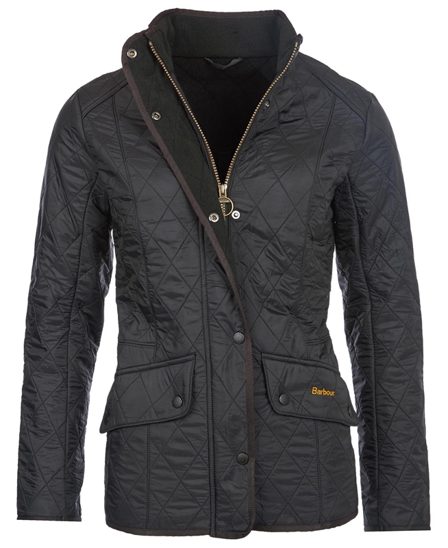 Chaqueta Acolchada Barbour Steppjacke Cavalry Polarquilt Mujer Negras | 648703-GFD