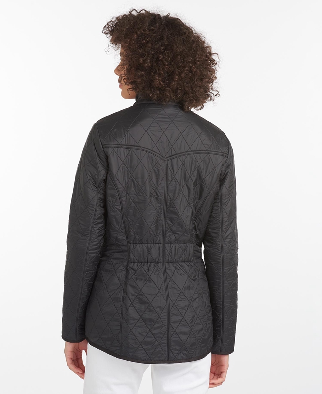 Chaqueta Acolchada Barbour Steppjacke Cavalry Polarquilt Mujer Negras | 648703-GFD