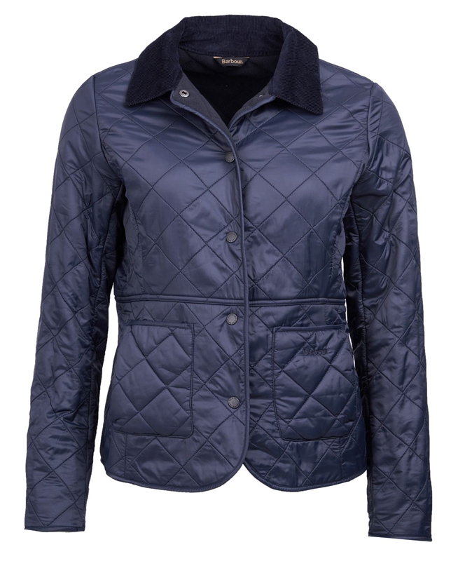 Chaqueta Acolchada Barbour Steppjacke Deveron Polarquilt Mujer Azules | 593120-LHX