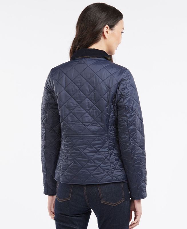 Chaqueta Acolchada Barbour Steppjacke Deveron Polarquilt Mujer Azules | 593120-LHX