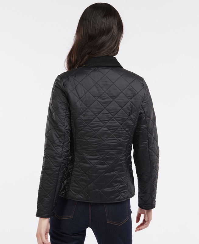 Chaqueta Acolchada Barbour Steppjacke Deveron Polarquilt Mujer Negras | 953182-AIQ