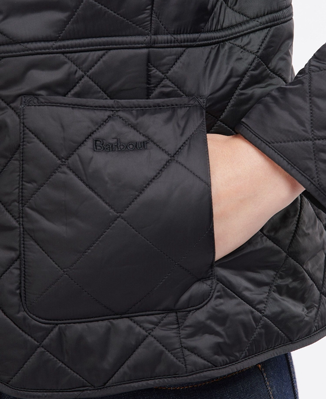 Chaqueta Acolchada Barbour Steppjacke Deveron Polarquilt Mujer Negras | 953182-AIQ