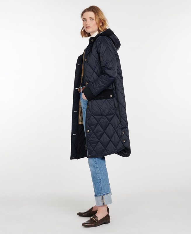 Chaqueta Acolchada Barbour Steppjacke Mickley Mujer Azul Marino | 315697-ZYS
