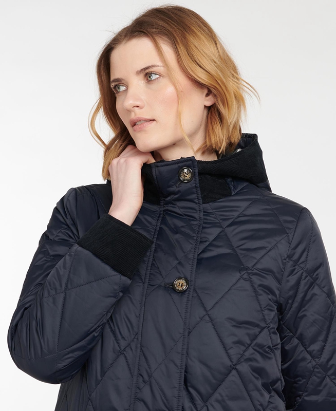 Chaqueta Acolchada Barbour Steppjacke Mickley Mujer Azul Marino | 315697-ZYS